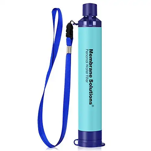 Membrane Solutions Portable Water Filter Straw