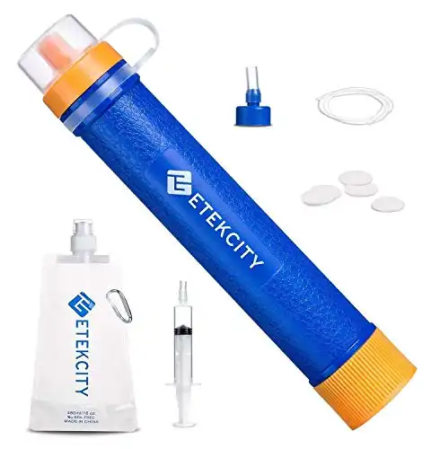 Etekcity Portable Water Filter Straw
